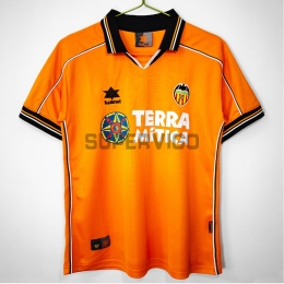Camiseta Valencia CF Segunda Equipación Retro 1999/00