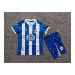 Camiseta Deportivo de La Coruña Primera Equipación 2026/2027 Azul/Blanco Niño Kit con Parche La Liga