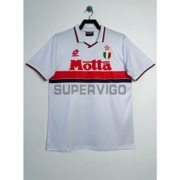 Camiseta AC Milan Segunda Equipación Retro 1993/94 Blanco