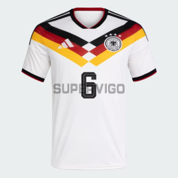 Camiseta Kimmich 6 Alemania Primera Equipación 2026 Blanco