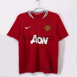 Camiseta Manchester United Primera Equipación Retro 2011/12 Rojo