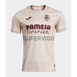 Camiseta Villarreal Segunda Equipación 2025/2026 Blanco Roto