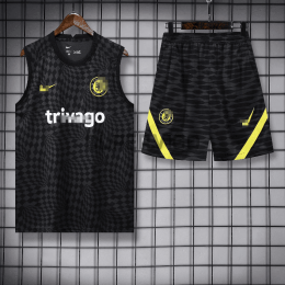 2022/2023 Chelsea Training Vest Kit-Black