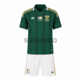 Camiseta Sudáfrica Segunda Equipación Mundial 2026 Verde Niño Kit