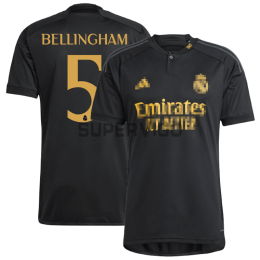 2023-2024 Camiseta de fútbol local Real Madrid para niños Vinicius No. 5  BELLINGHAM kids 28(150-160cm) brillar Electrónica