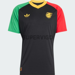 Camiseta Jamaica x Bob Marley 2026 Segunda Equipación Negro/Verde/Rojo
