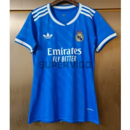Camiseta Real Madrid 2025/2026 Azul Mujer