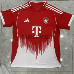Camiseta Bayern Munich 2025/2026 Rojo/Blanco