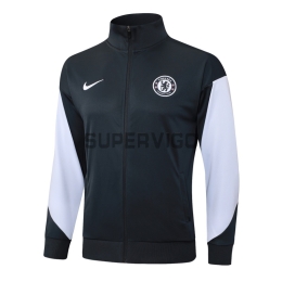 Chaqueta Chelsea 2025/2026 Gris Oscuro/Blanco