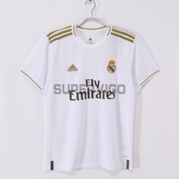 Camiseta Real Madrid Primera Equipación Retro 2019/20 Blanco