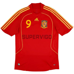 Camiseta TORRES 9 España Primera Equipación Retro 2008