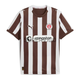Camiseta FC St. Pauli Primera Equipación 2025/2026 Blanco/Marrón