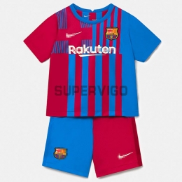 Camiseta Barcelona Primera Equipación 2021/2022 Niño Kit