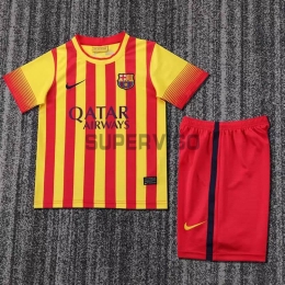 Camiseta Barcelona Segunda Equipación Retro 13/14 Niño Kit