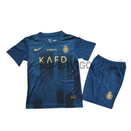 Camiseta Al-Nassr FC Segunda Equipación 2023/2024 Niño Kit