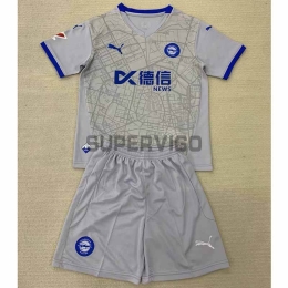 Camiseta Deportivo Alavés Segunda Equipación 2024/2025 Niño Kit