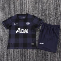 Camiseta Manchester United Segunda Equipación Retro 2013/14 Niño Kit