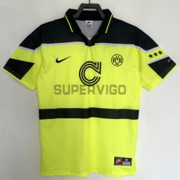 Camiseta Borussia Dortmund Primera Equipación Retro 1996/97 Amarillo
