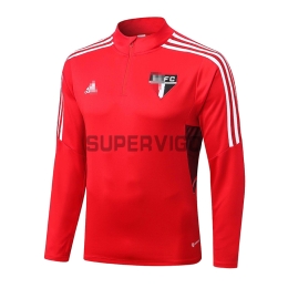 Sao Paulo FC Soccer Jersey Red Training Top