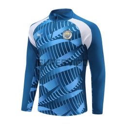 Sudadera de Entrenamiento Manchester City 2023/2024 Azul/Blanco