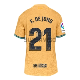 F. De Jong 21 Barcelona Soccer Jersey Away 2022/2023
