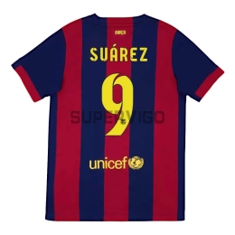 Camiseta SUÁREZ 9 Barcelona Primera Equipación Retro 2014/15