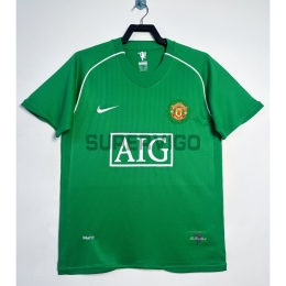 Camiseta de Portero Manchester United Retro 2007/08 Verde