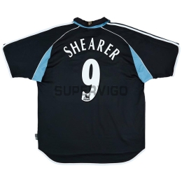 Camiseta SHEARER 9 Newcastle United Segunda Equipación Retro 2000/01