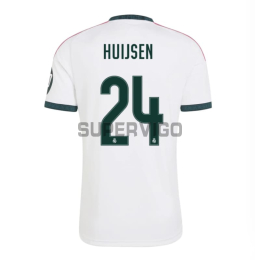 Camiseta HUIJSEN 24 Real Madrid Primera Equipación 2026/2027 Blanco con Parche HP