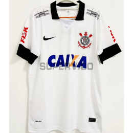 Camiseta Corinthians Primera Equipación Retro 2013/2014 Blanco
