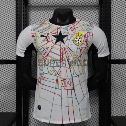 Camiseta Ghana Primera Equipación Mundial 2026 Blanco (EDICIÓN JUGADOR)