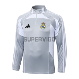 Sudadera De Entrenamiento Real Madrid 2025/2026 Gris