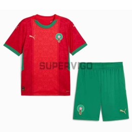 Camiseta Marruecos Primera Equipación 2025 Niño Kit