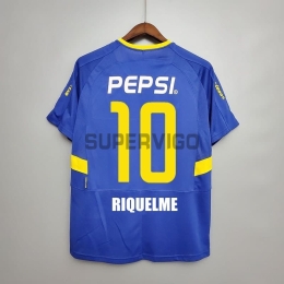 Camiseta RIQUELME 10 Boca Juniors Primera Equipación Retro 2003/04