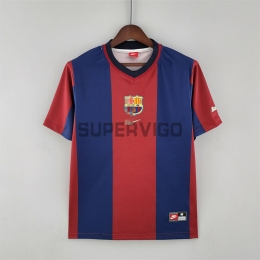 Camiseta Barcelona Primera Equipación Retro 98/99