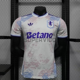 Camiseta Aston Villa Tercera Equipación 2025/2026 Blanco Roto (EDICIÓN JUGADOR)