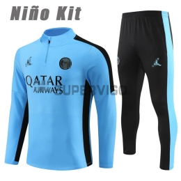Sudadera de Entrenamiento PSG 2023/2024 Niño Kit Azul/Negro