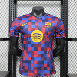 Camiseta Barcelon 2026/2027 Pre-Match Rojo/Azul (EDICIÓN JUGADOR)