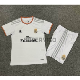 Camiseta Real Madrid Primera Equipación Retro 2013/14 Niño Kit