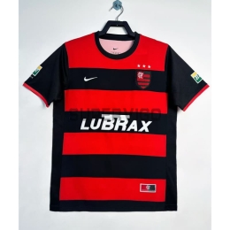 Camiseta Flamengo Primera Equipación Retro 2000/01 Rojo/Negro