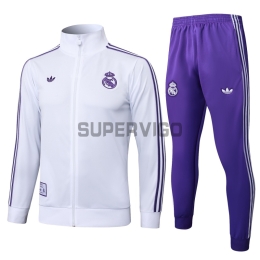 Chandal Real Madrid 2025/2026 Retro Blanco/Morado