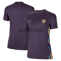Camiseta Inglaterra Segunda Equipación 2024 Mujer