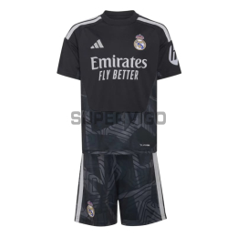 Camiseta de Portero Real Madrid Primera Equipación 2026/2027 Negro Niño Kit