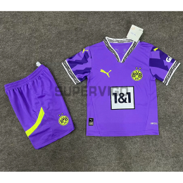 Camiseta Borussia Dortmund 2024/2025 Especial Edición Morado Niño Kit