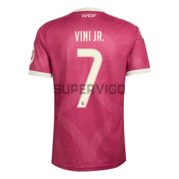 Camiseta VINI JR. 7 Real Madrid Tercera Equipación 2026/2027 Rosa con Parche HP