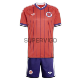 Camiseta Escocia Segunda Equipación Mundial 2026 Rosa Niño Kit
