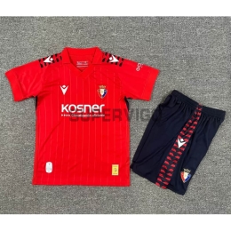 Camiseta Osasuna Primera Equipación 2025/2026 Rojo Niño Kit