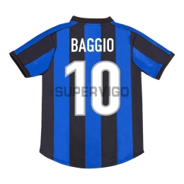 Camiseta BAGGIO 10 Inter de Milan Primera Equipación Retro 1999/00