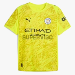 Camiseta Portero Manchester City 2025/2026 Amarillo Brillante