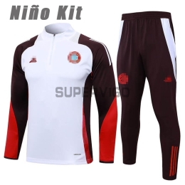 Sudadera de Entrenamiento Bayern Múnich 2024/2025 Niño Kit Blanco/Rojo